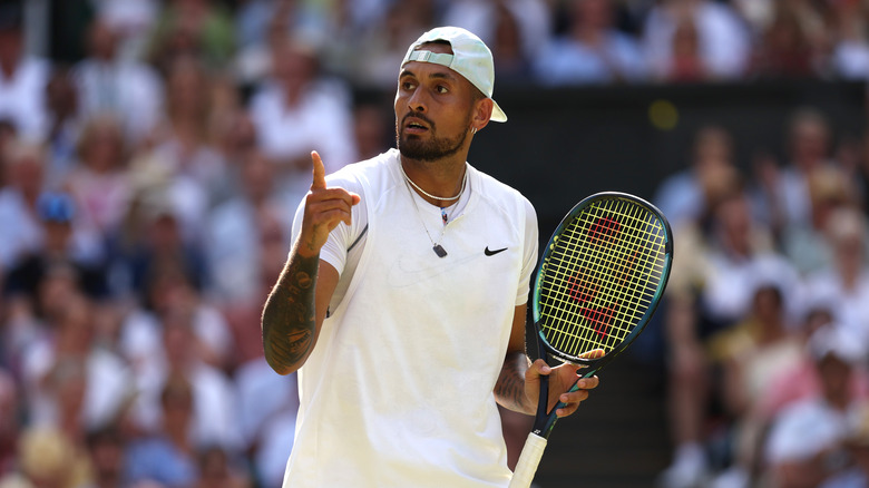 Nick Kyrgios at Wimbledon