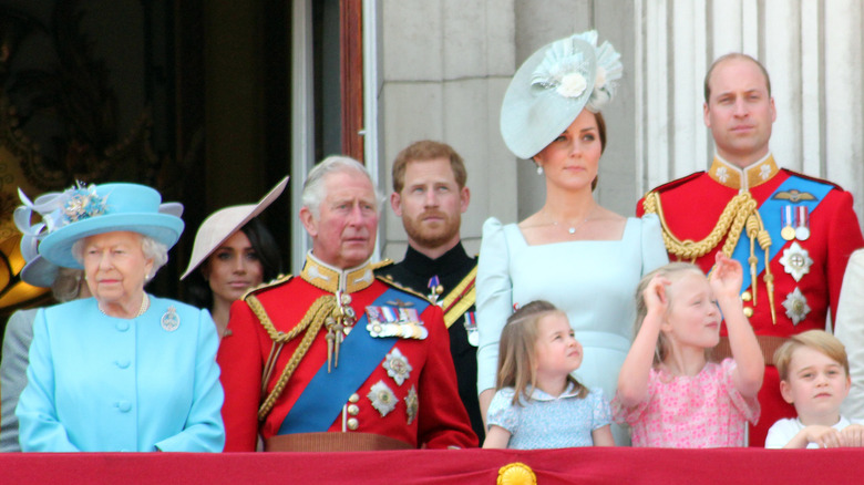 the royal family in buckingham palace