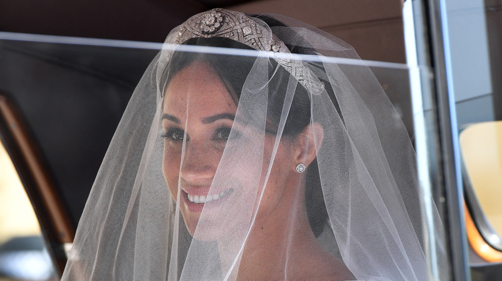 Meghan Markle on her wedding day