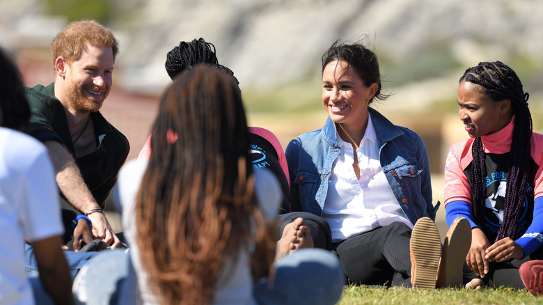 Prince Harry and Meghan Markle in South Africa