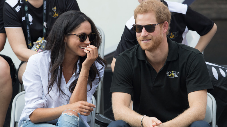 Prince Harry and Meghan Markle at the Invictus Games