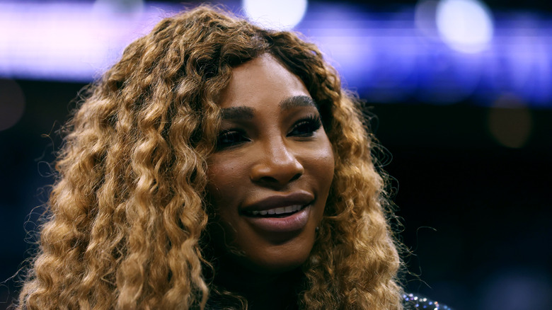 Serena Williams smiling 