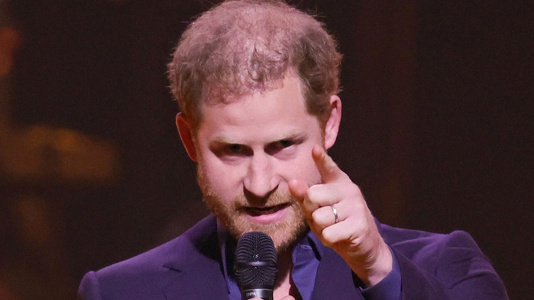 Prince Harry speaks at Netherlands event