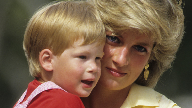 Princess Diana and Prince Harry