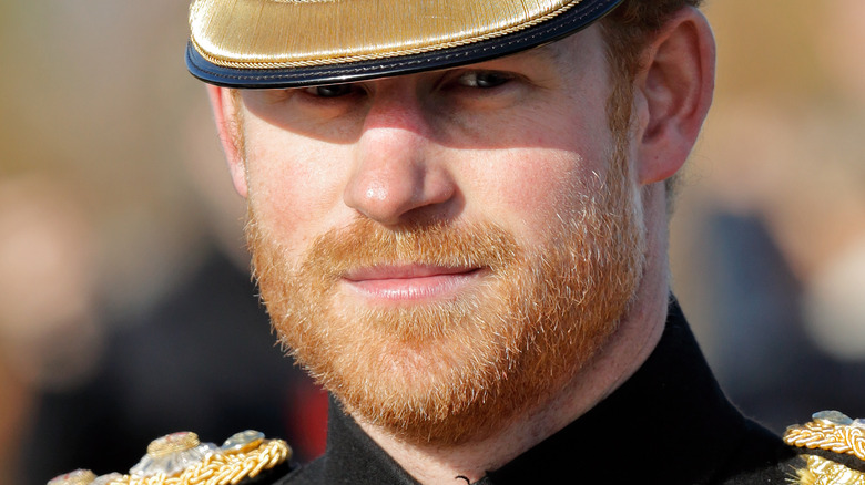 Prince Harry posing 