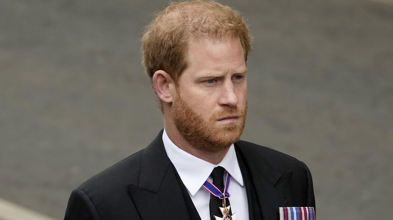 Prince Harry walking