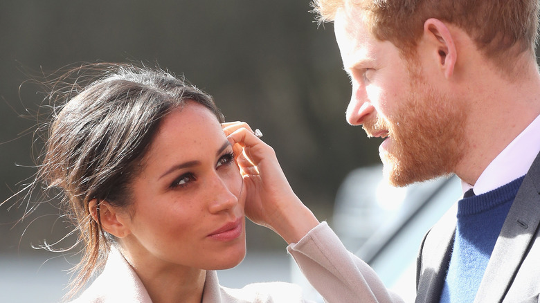 Prince Harry tells Meghan Markle something