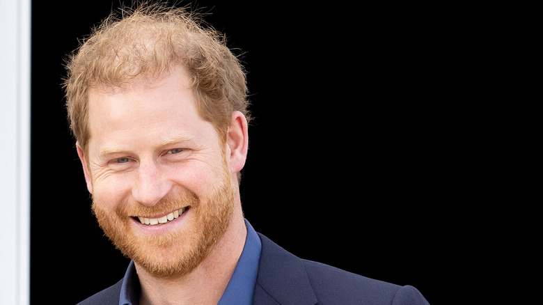 Prince Harry smiling