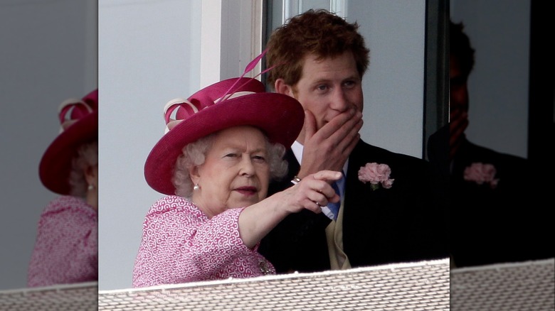 Queen Elizabeth, Prince Harry races