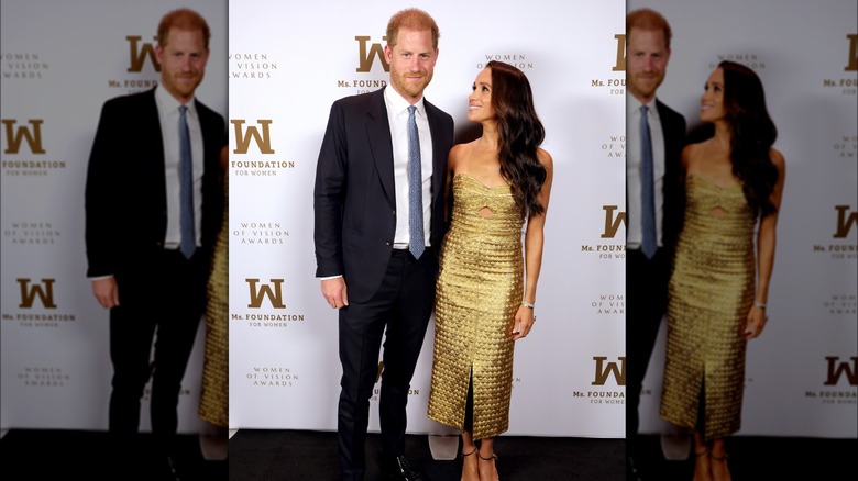 Prince Harry and Meghan Markle at event