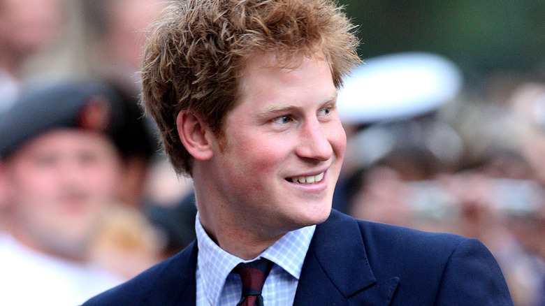 Young Prince Harry smiling