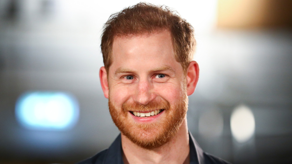 Prince Harry smiling