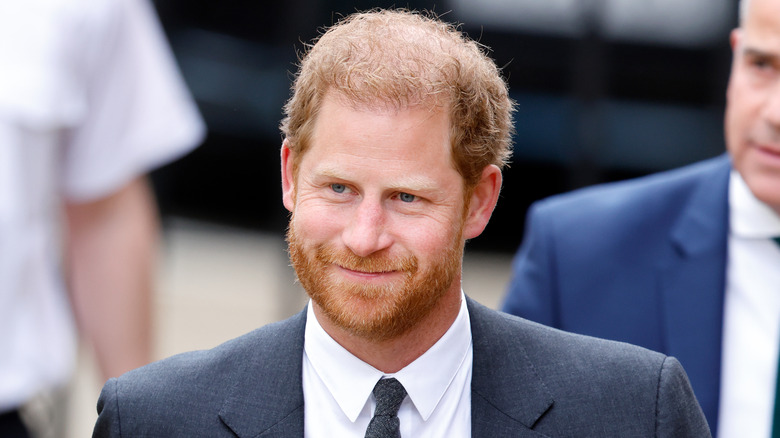 Prince Harry smiling