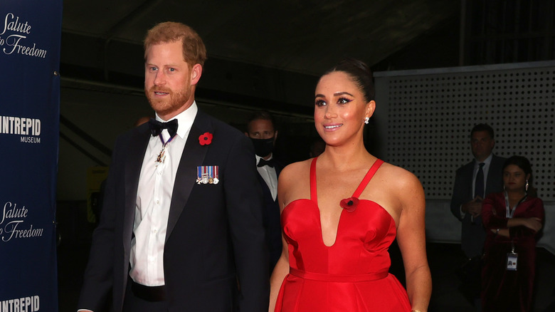 Prince Harry and Meghan Markle at the Salute to Freedom gala