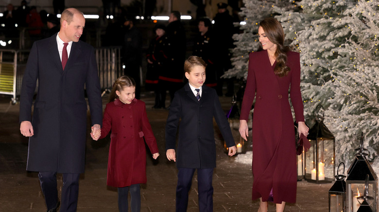 Christmas Prince William Kate Charlotte George