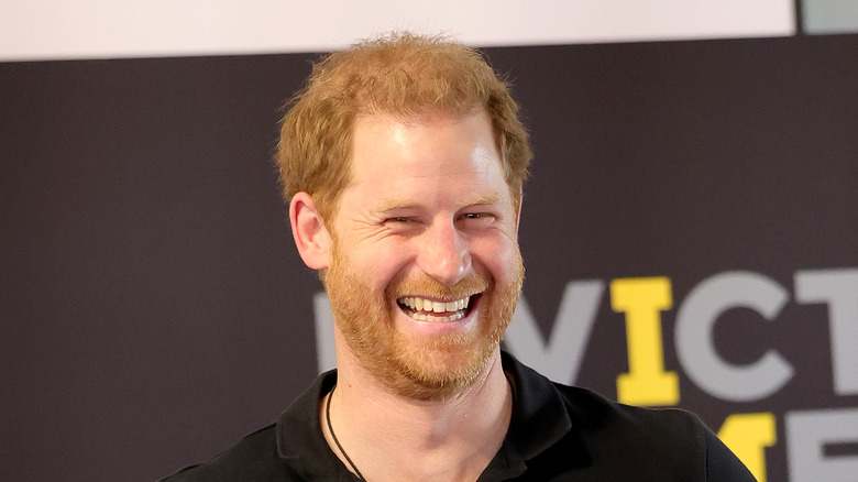 Prince Harry smiling 