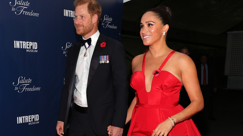 Prince Harry and Meghan Markle at the Salute to Freedom Gala