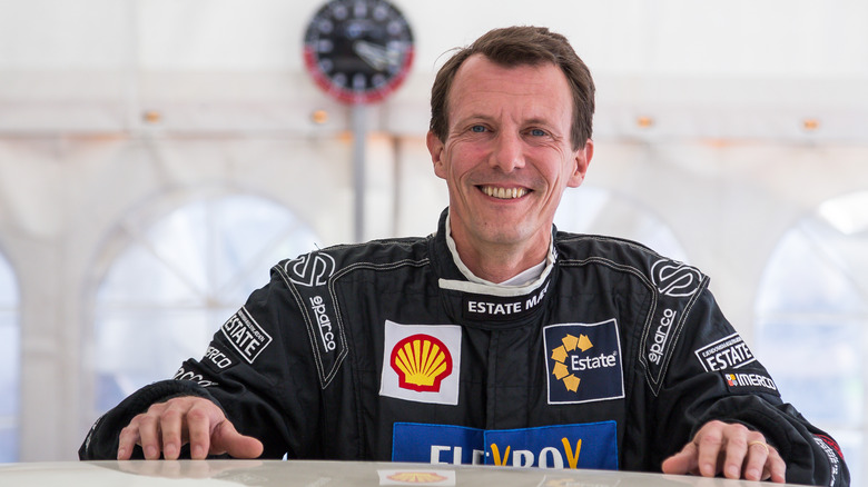 Prince Joachim of Denmark in racing attire