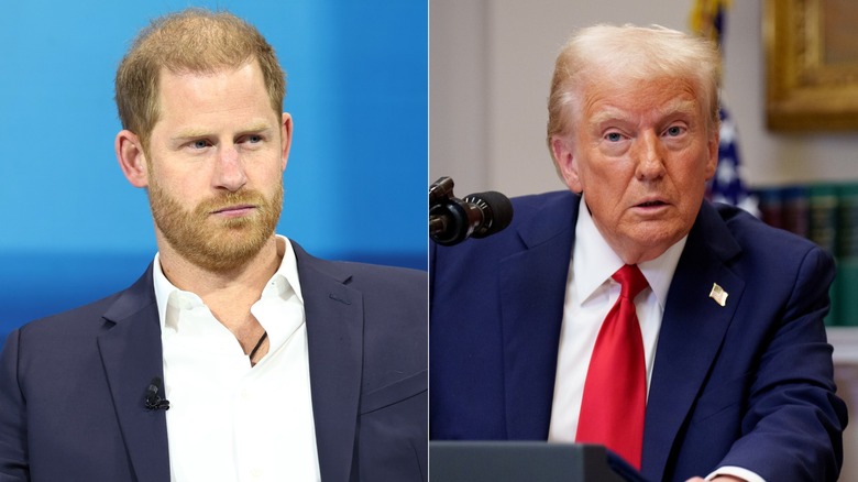 Prince Harry and Donald Trump