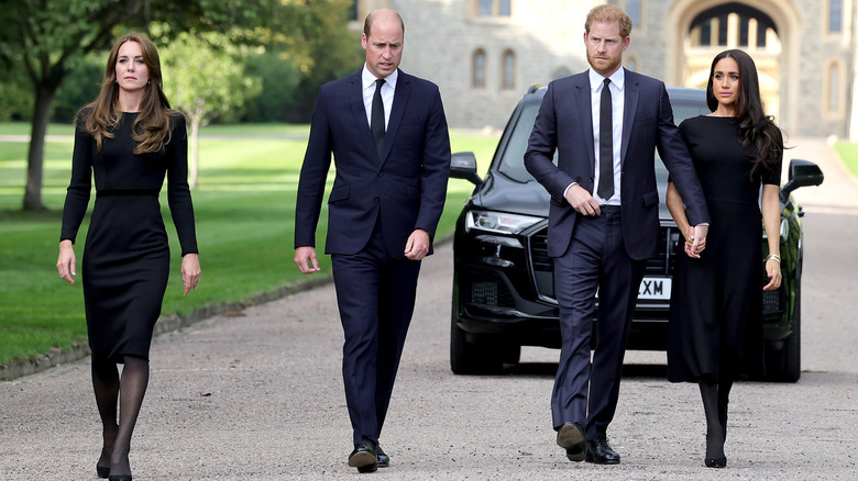 Catherine, William, Harry, and Meghan