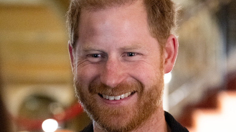 Prince Harry smiling March 2025