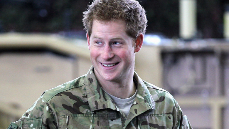 Prince Harry smiling in 2012