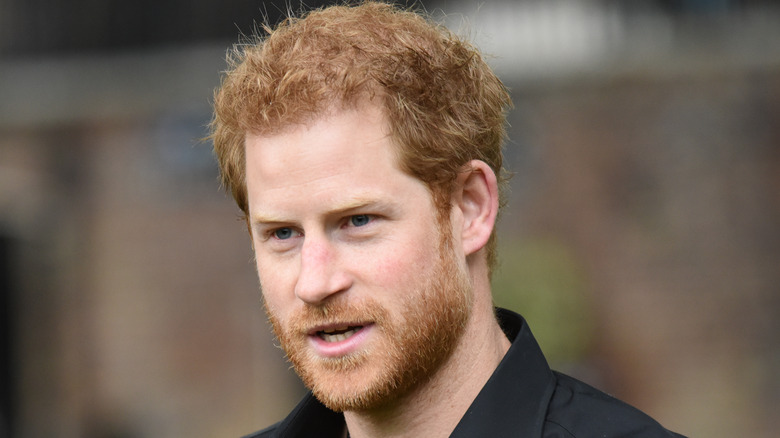 Prince Harry walking