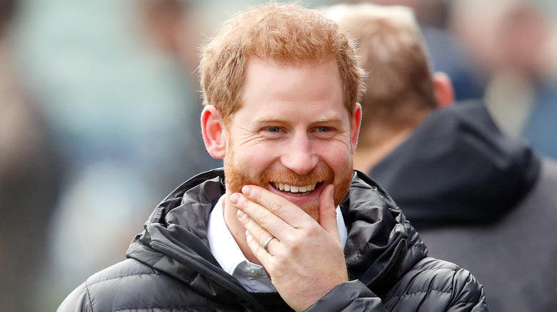 Prince Harry laughing