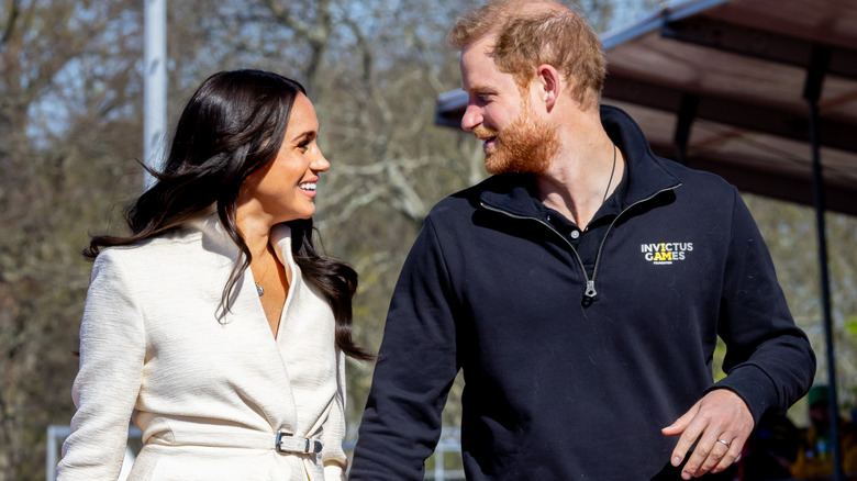 Meghan Markle and Prince Harry at 2020 Invictus Games