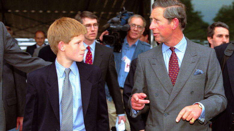 Prince Harry and King Charles III