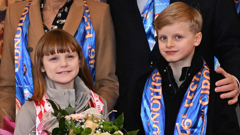 Princess Gabriella and Prince Jacques attend Monaco's circus