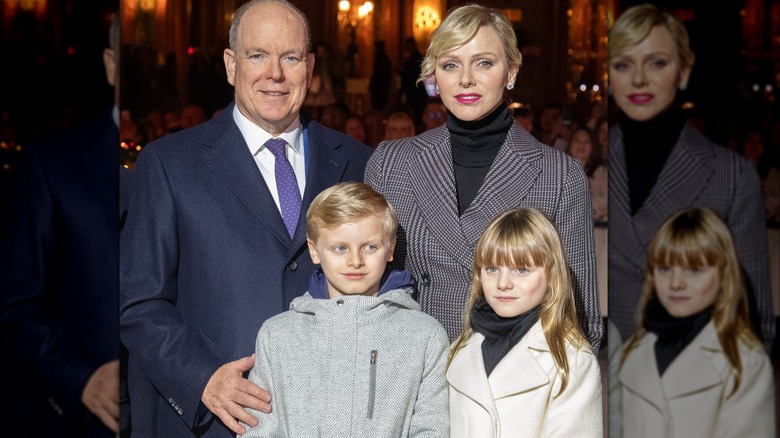 Portrait of the Monegasque princely family