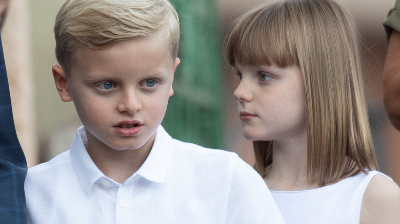 Prince Jacques and Princess Gabriella close-up