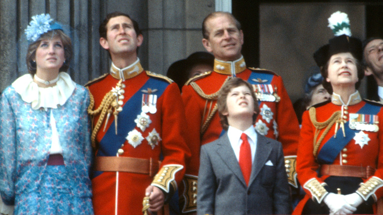 Royal family on balcony