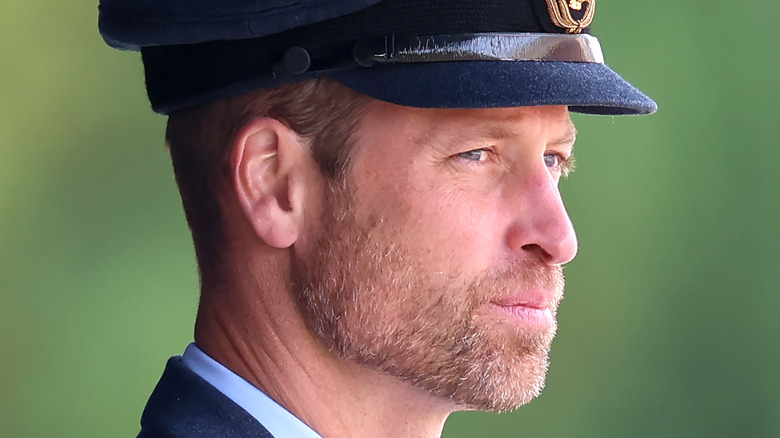 Prince William attends the Sovereign's Parade.