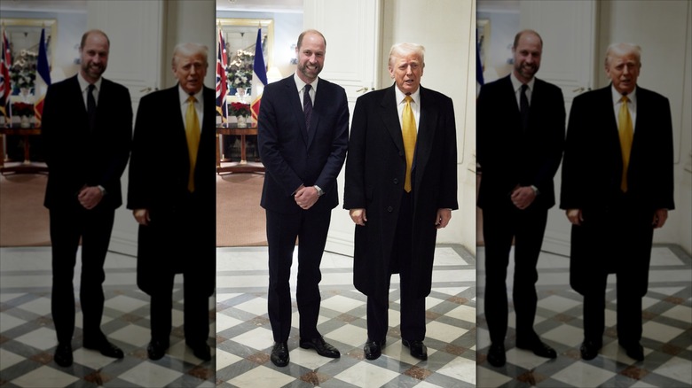 Prince William towers over Donald Trump