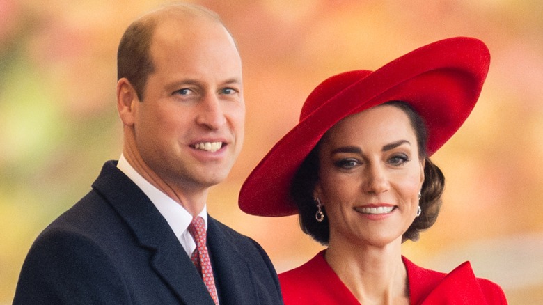 Prince William Kate Middleton smiling