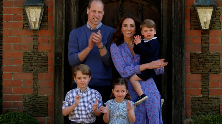 Prince William and Kate Middleton with George, Charlotte, and Louis