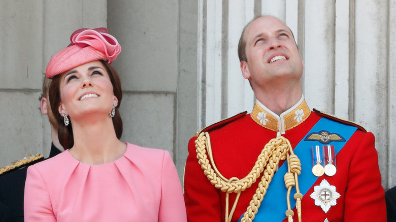 William and Catherine on the Buckingham Palace balcony