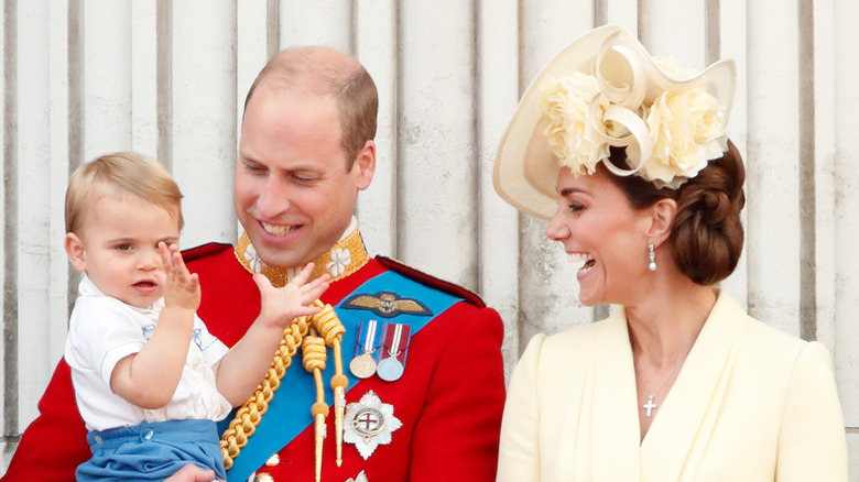 The royal family on the balcony