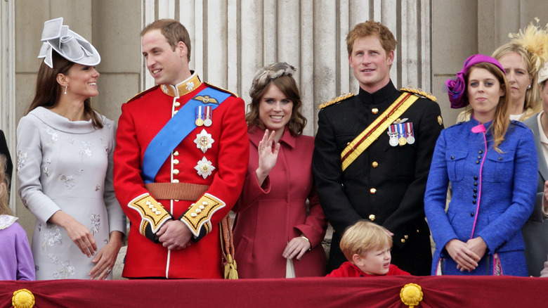 The royal family on the balcony