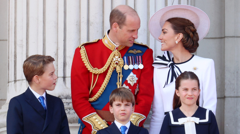 The royal family on the balcony