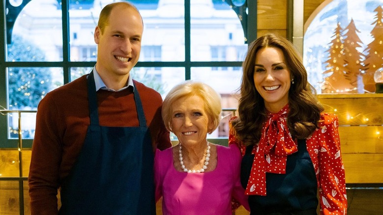 Prince William, Princess Catherine, and Mary Berry 