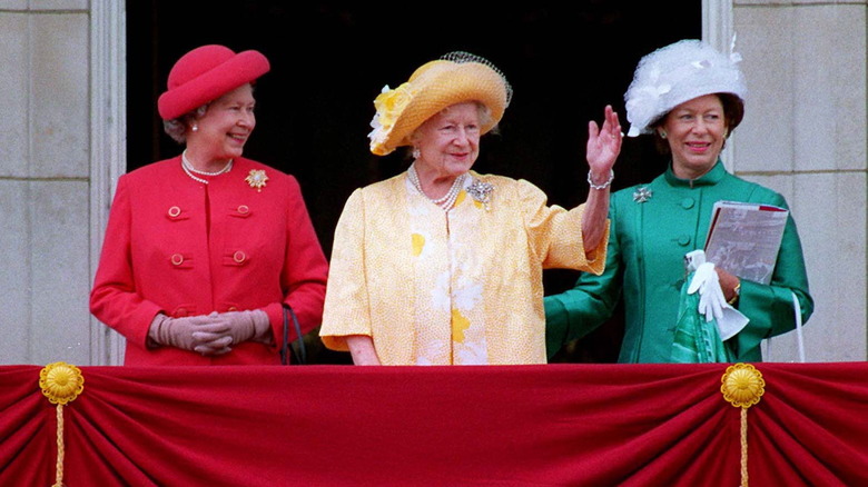 Queen Elizabeth and Princess Margaret