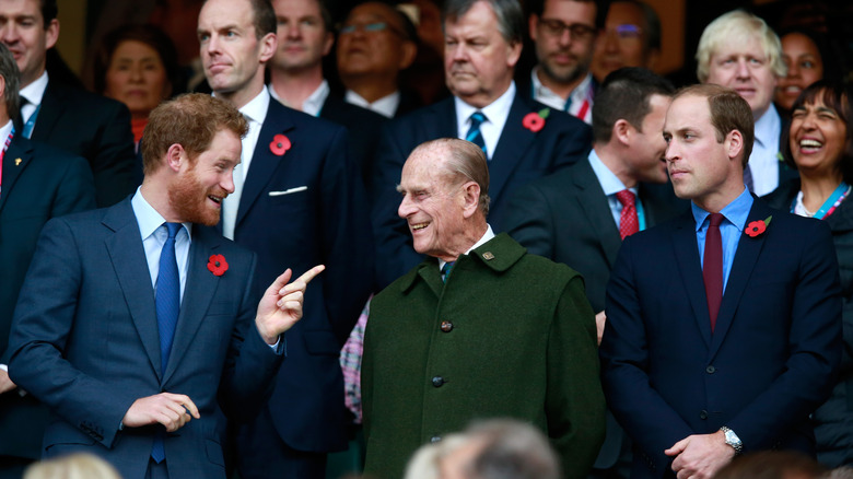 Prince Harry, Prince Philip, Prince William