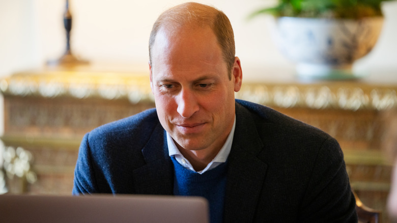 Prince William performing one of his jobs