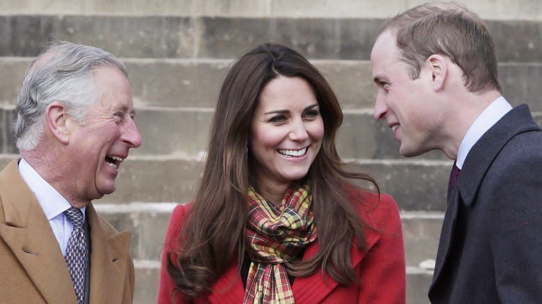 King Charles, Prince William, Princess Catherine 