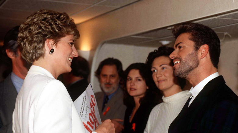 Princess Diana meets George Michael