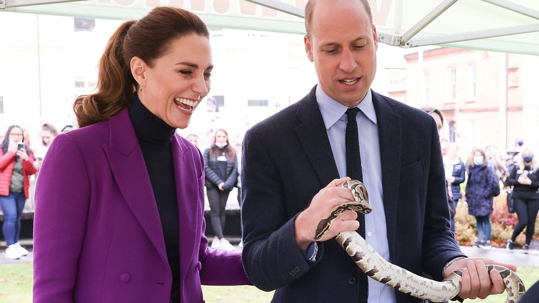 Kate Middleton and Prince William visiting Ulster University's Magee Campus