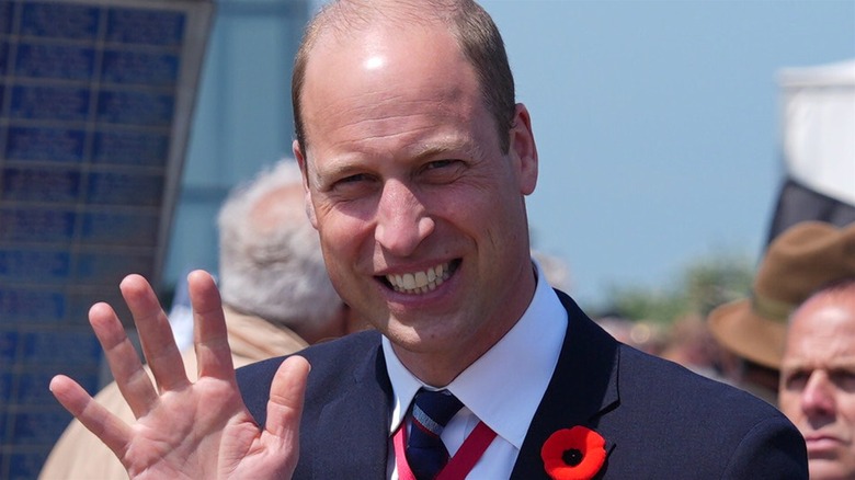 Prince William smiling